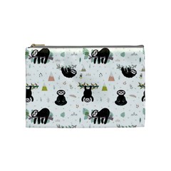 Cute Sloths Cosmetic Bag (medium)