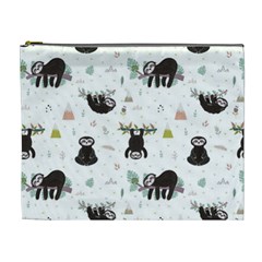 Cute Sloths Cosmetic Bag (xl) by Sobalvarro