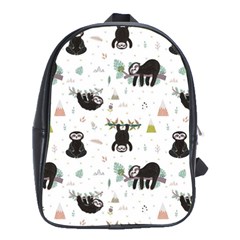 Cute Sloths School Bag (large) by Sobalvarro
