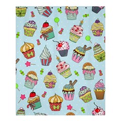 Cupcake Doodle Pattern Shower Curtain 60  X 72  (medium)  by Sobalvarro