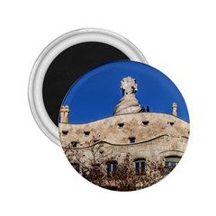 Gaudi, La Pedrera Building, Barcelona - Spain 2 25  Magnets by dflcprintsclothing