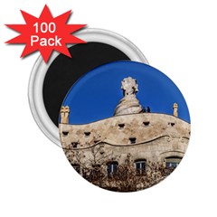 Gaudi, La Pedrera Building, Barcelona - Spain 2 25  Magnets (100 Pack)  by dflcprintsclothing