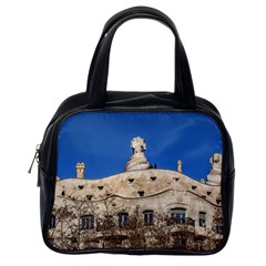 Gaudi, La Pedrera Building, Barcelona - Spain Classic Handbag (one Side) by dflcprintsclothing