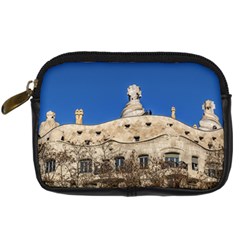 Gaudi, La Pedrera Building, Barcelona - Spain Digital Camera Leather Case by dflcprintsclothing