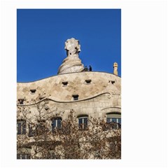 Gaudi, La Pedrera Building, Barcelona - Spain Small Garden Flag (two Sides) by dflcprintsclothing