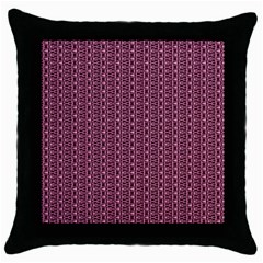 Digital Waves Throw Pillow Case (black) by Sparkle