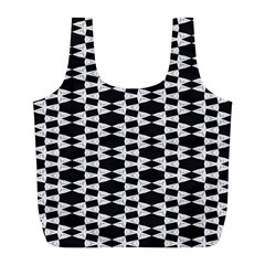 Geometric Full Print Recycle Bag (l) by Sparkle