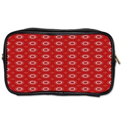 Red Kalider Toiletries Bag (one Side) by Sparkle