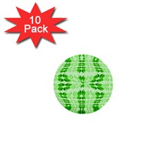 Digital Illusion 1  Mini Buttons (10 Pack)  by Sparkle