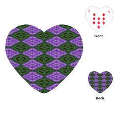 Digital Grapes Playing Cards Single Design (heart) by Sparkle