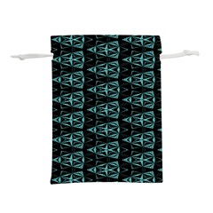 Digital Triangles Lightweight Drawstring Pouch (s) by Sparkle