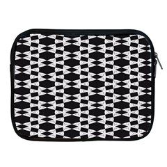 Black And White Triangles Apple Ipad 2/3/4 Zipper Cases by Sparkle