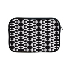 Black And White Triangles Apple Ipad Mini Zipper Cases by Sparkle