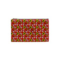 Hawaii Ghost Red Cosmetic Bag (small) by snowwhitegirl