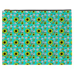 Hawaii Ghost Aqua Cosmetic Bag (xxxl) by snowwhitegirl