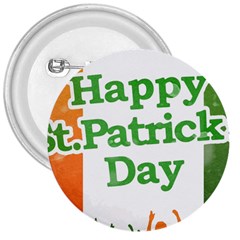 Happy St Patricks Day Design 3  Buttons by dflcprintsclothing