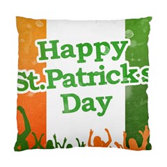 Happy St Patricks Day Design Standard Cushion Case (two Sides) by dflcprintsclothing