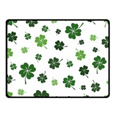 St Patricks Day Pattern Fleece Blanket (small) by Valentinaart