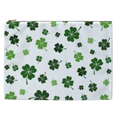 St Patricks Day Pattern Cosmetic Bag (xxl) by Valentinaart