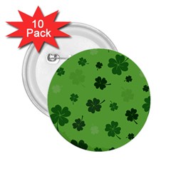 St Patricks Day 2 25  Buttons (10 Pack)  by Valentinaart