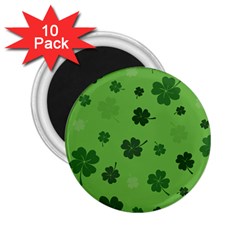 St Patricks Day 2 25  Magnets (10 Pack)  by Valentinaart