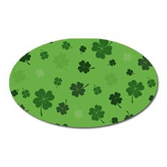 St Patricks Day Oval Magnet by Valentinaart