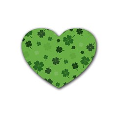 St Patricks Day Heart Coaster (4 Pack)  by Valentinaart