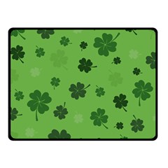 St Patricks Day Fleece Blanket (small) by Valentinaart