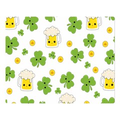 St Patricks Day Double Sided Flano Blanket (large)  by Valentinaart