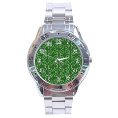St Patricks Day Stainless Steel Analogue Watch by Valentinaart