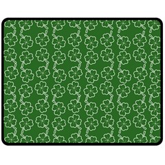 St Patricks Day Double Sided Fleece Blanket (medium)  by Valentinaart