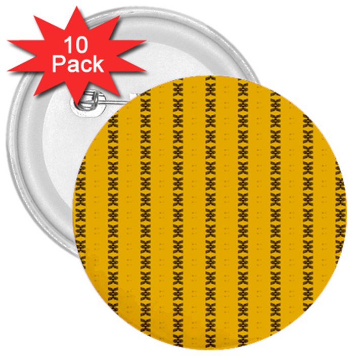 Digital Stars 3  Buttons (10 pack) 