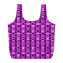 Digital Violet Full Print Recycle Bag (l)