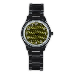 Digital Mandale Stainless Steel Round Watch