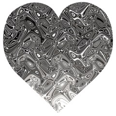 Grey Glow Cartisia Wooden Puzzle Heart