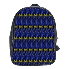 Blue Illusion School Bag (xl) by Sparkle