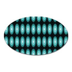 Mandala Pattern Oval Magnet