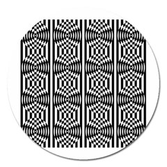 Mandala Pattern Magnet 5  (round) by Sparkle