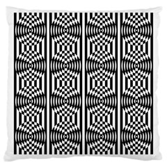 Optical Illusion Large Cushion Case (two Sides) by Sparkle