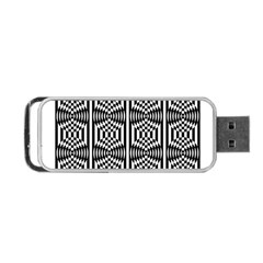 Optical Illusion Portable Usb Flash (one Side) by Sparkle