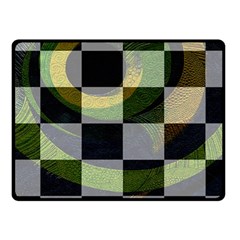 Digital Checkboard Fleece Blanket (small) by Sparkle