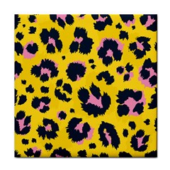 Leopard Print Seamless Pattern Face Towel by Wegoenart