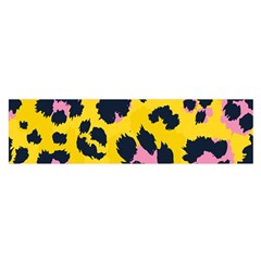 Leopard Print Seamless Pattern Satin Scarf (oblong) by Wegoenart