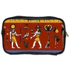 Ancient Egyptian Religion Seamless Pattern Toiletries Bag (one Side) by Wegoenart