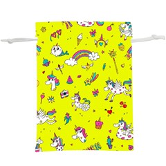 Pattern Unicorns Mermaids Horses Girlish Things  Lightweight Drawstring Pouch (xl)