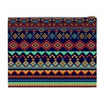 Pattern Tribal Style Cosmetic Bag (XL) Back