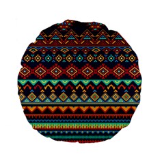 Pattern Tribal Style Standard 15  Premium Flano Round Cushions by Wegoenart