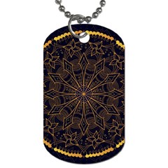 Luxury Mandala Background Dog Tag (one Side) by Wegoenart