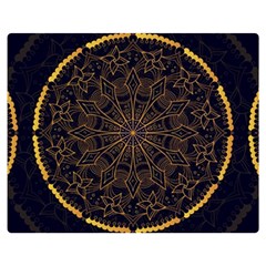 Luxury Mandala Background Double Sided Flano Blanket (medium) 