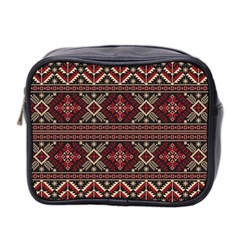 Ukrainian Folk Seamless Pattern Ornament Mini Toiletries Bag (two Sides) by Wegoenart